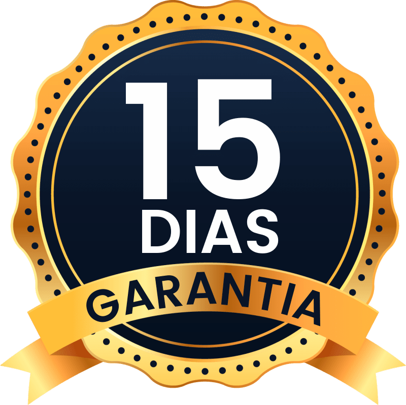 15 dias de garantia